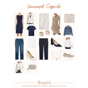 basic universal capsule wardrobe