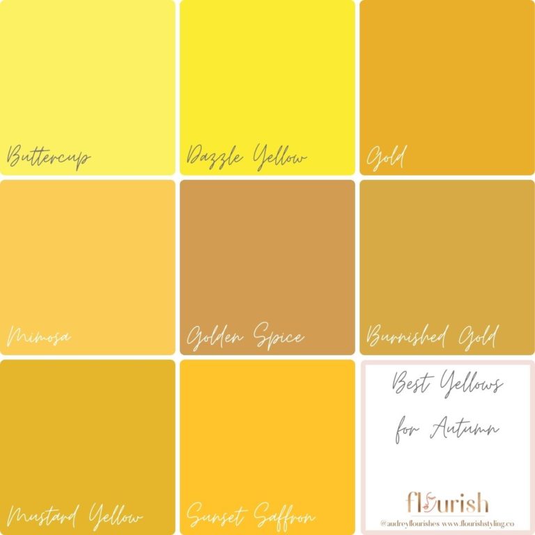 Best Yellows for Each Season - flourishstyling.co