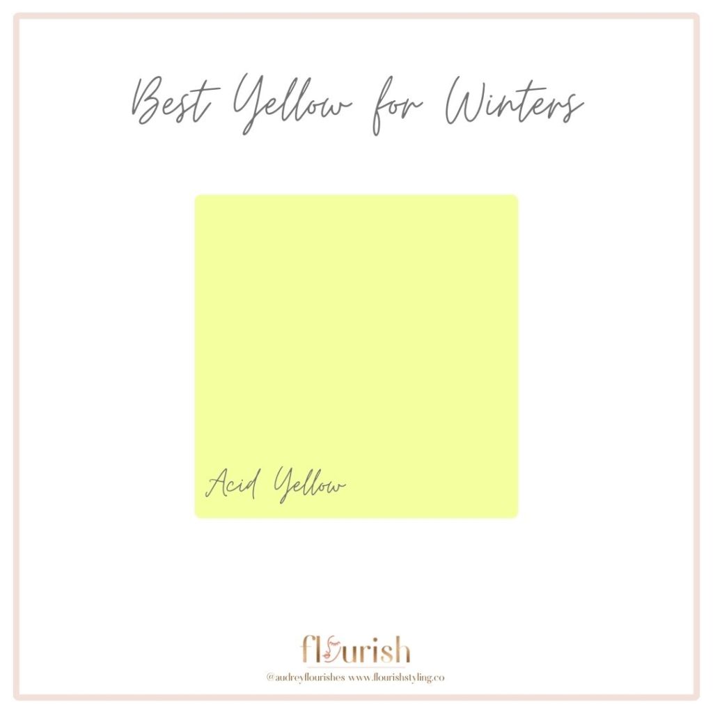 winter yellow color palette