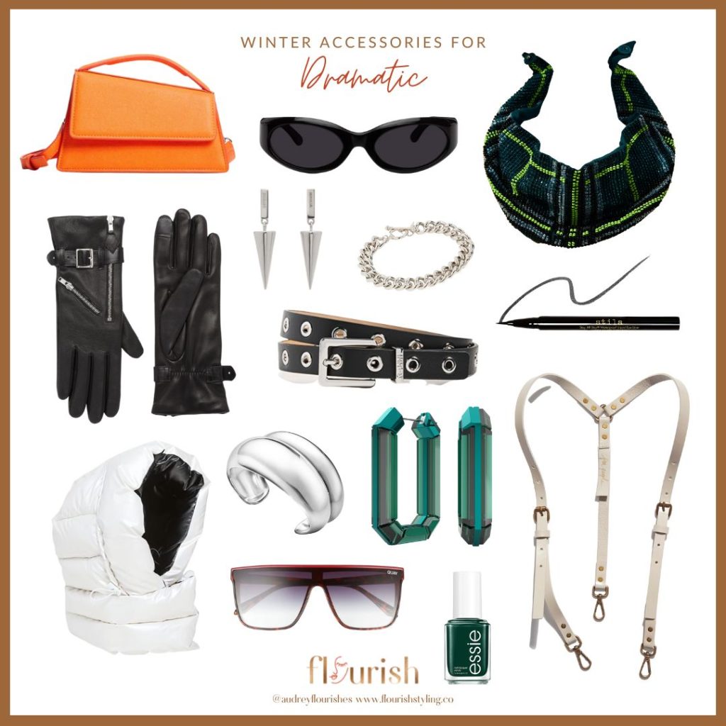 finds on ltk for accessorizing in winter for dramatic archetypes 