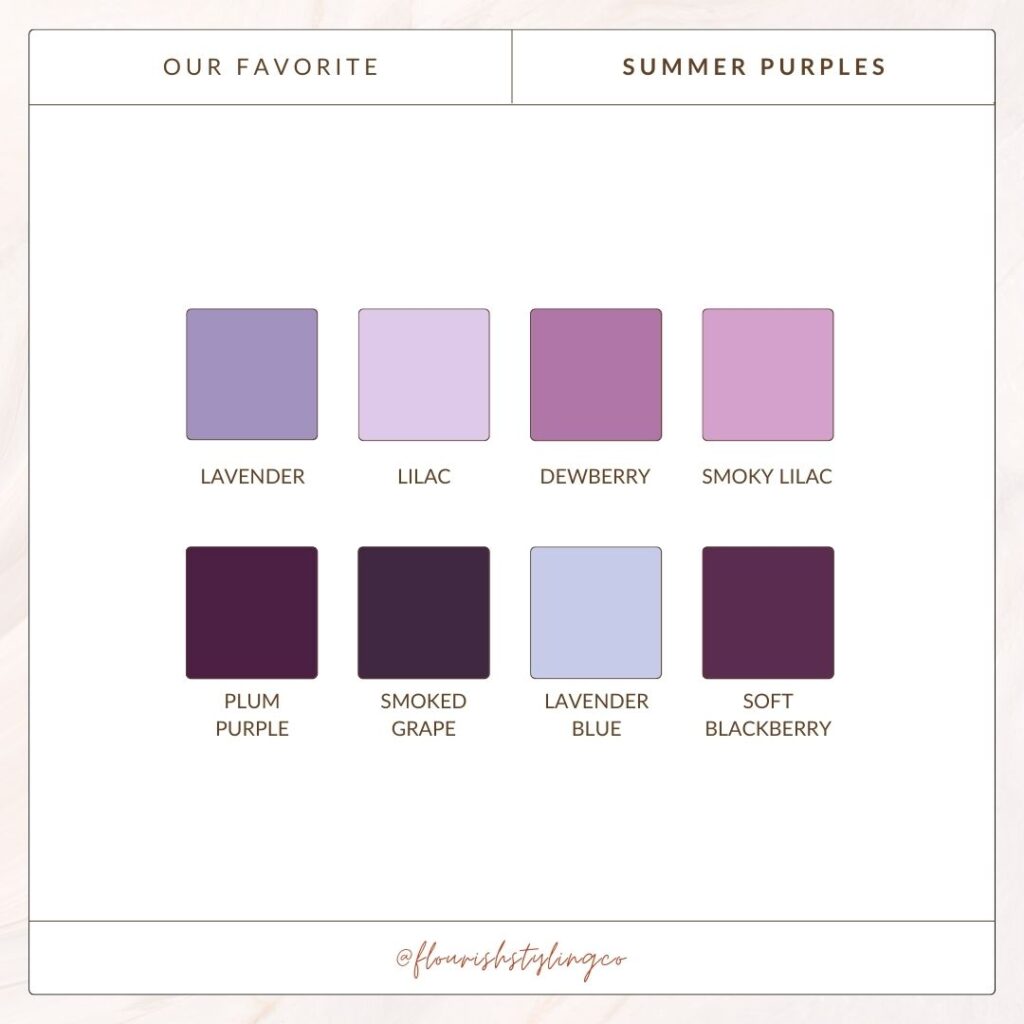 Our favorite summer purples